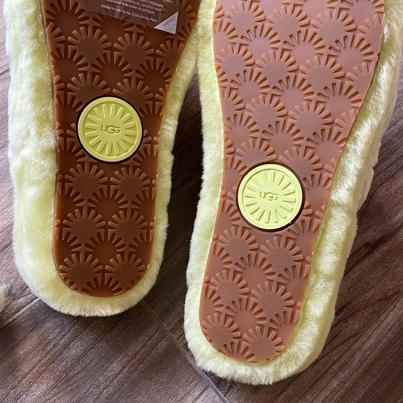 🌿UGG🌿 FLUFF YEAH SLIDE POPPY SANDALS SLIPPERS pollen slides - Picture 10 of 13